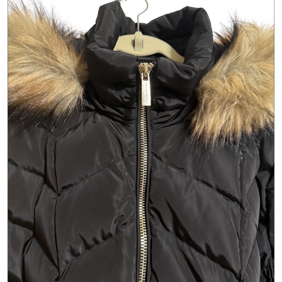 Michael Kors Black hooded Puffer down Jacket 2x - Picture 2 of 8